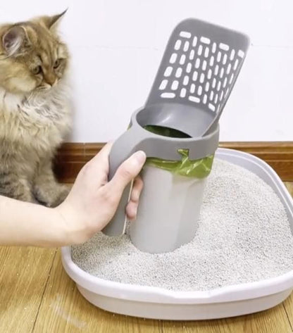 Cat Litter Scooper with Built-In Bags™