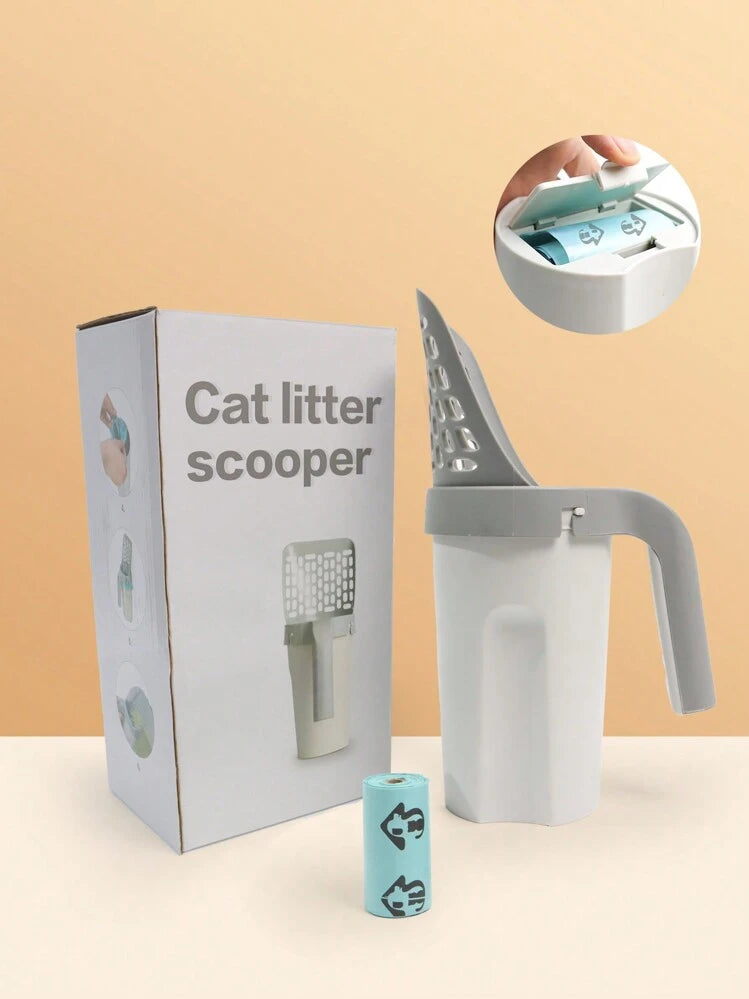 Cat Litter Scooper with Built-In Bags™