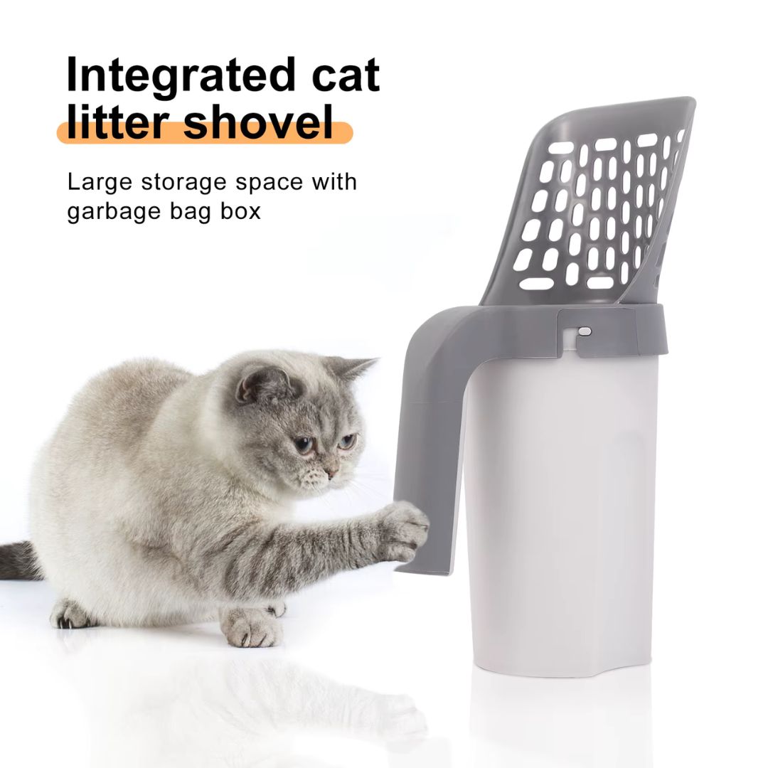 Cat Litter Scooper with Built-In Bags™