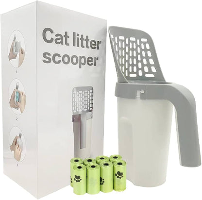 Cat Litter Scooper with Built-In Bags™